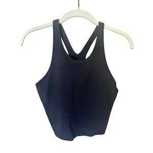 Nike Yoga High Neck Dri Fit Sports Bra in Black sz. S